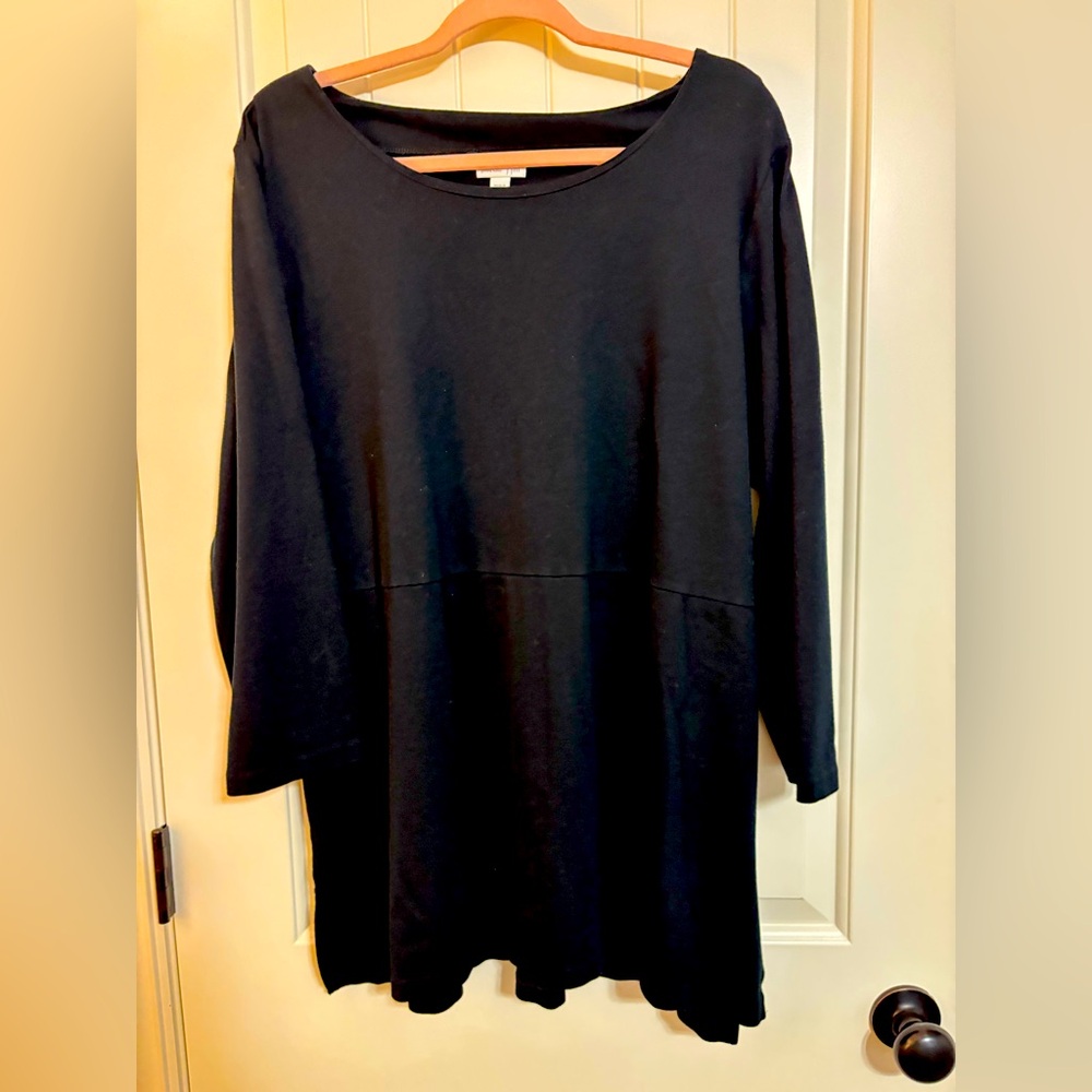 J. Jill Black Ponte Tunic XL